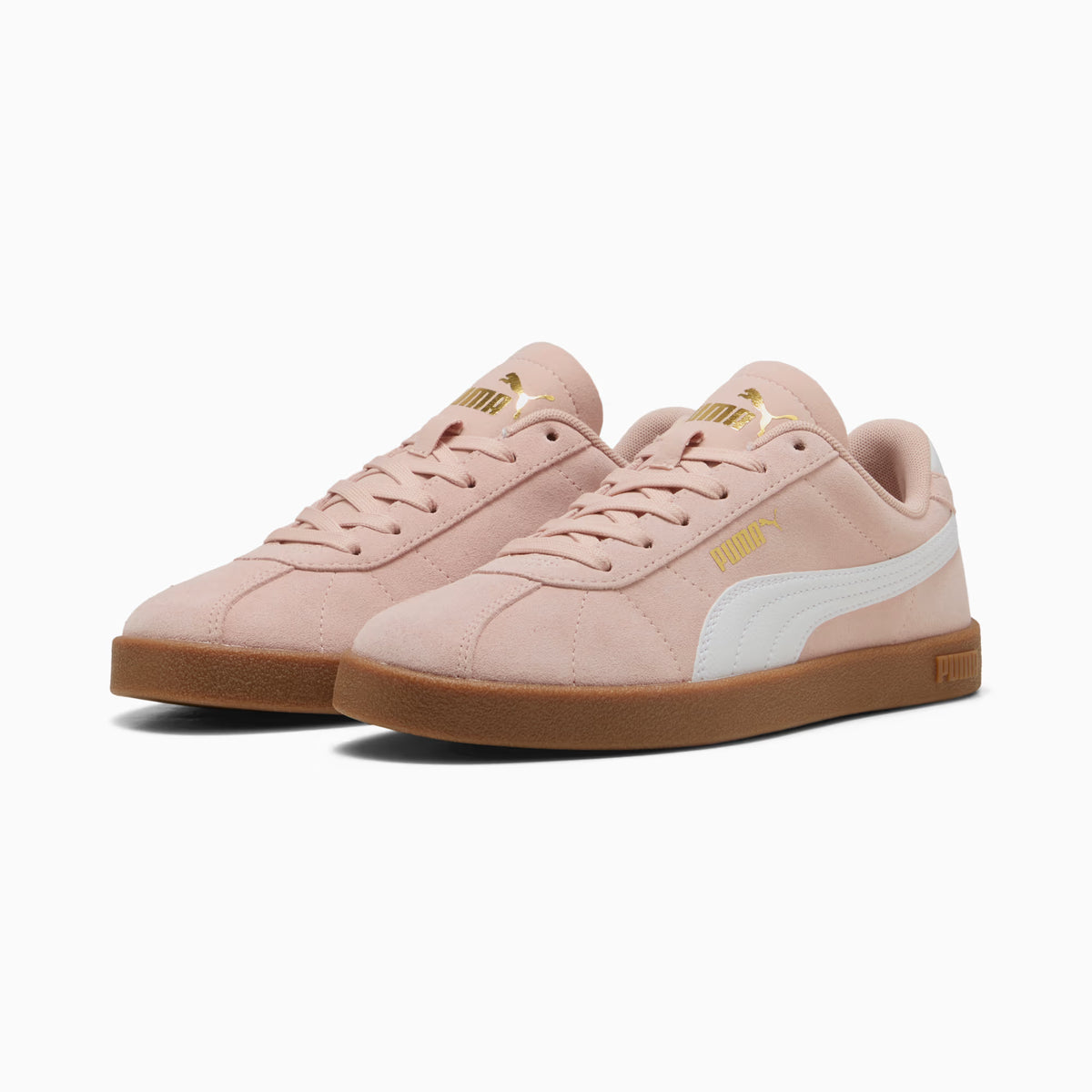 PUMA WOMEN'S CLUB II ROSE QUARTZ/WHITE SNEAKER SHOES