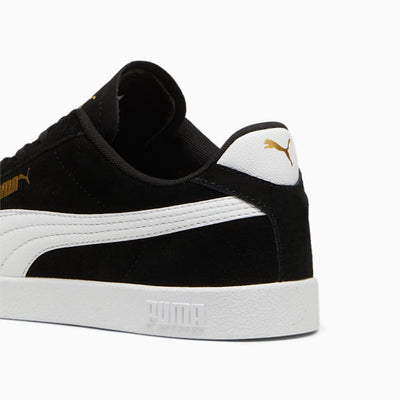 Puma Men's Club Ii Black/White Sneaker Shoes