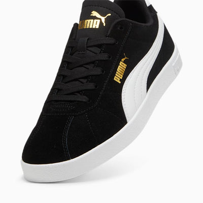 Puma Men's Club Ii Black/White Sneaker Shoes