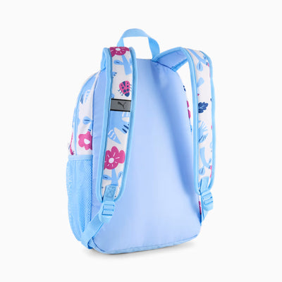 PUMA PHASE SMALL 13L FORESTER ALL-OVER PRINT IVORY/BLUE BACKPACK