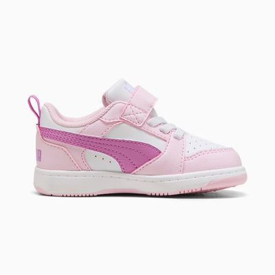 Puma Kid's Rebound Pink/Mauve Sneaker Shoes