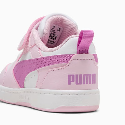 Puma Kid's Rebound Pink/Mauve Sneaker Shoes