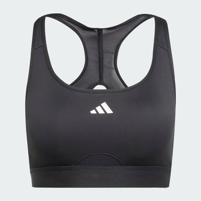 Adidas Women's Powerreact Training Medium-Support Black Bra