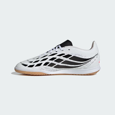 ADIDAS KID'S PREDATOR CLUB SALA INDOOR WHITE/BLACK/PINK FOOTBALL BOOTS