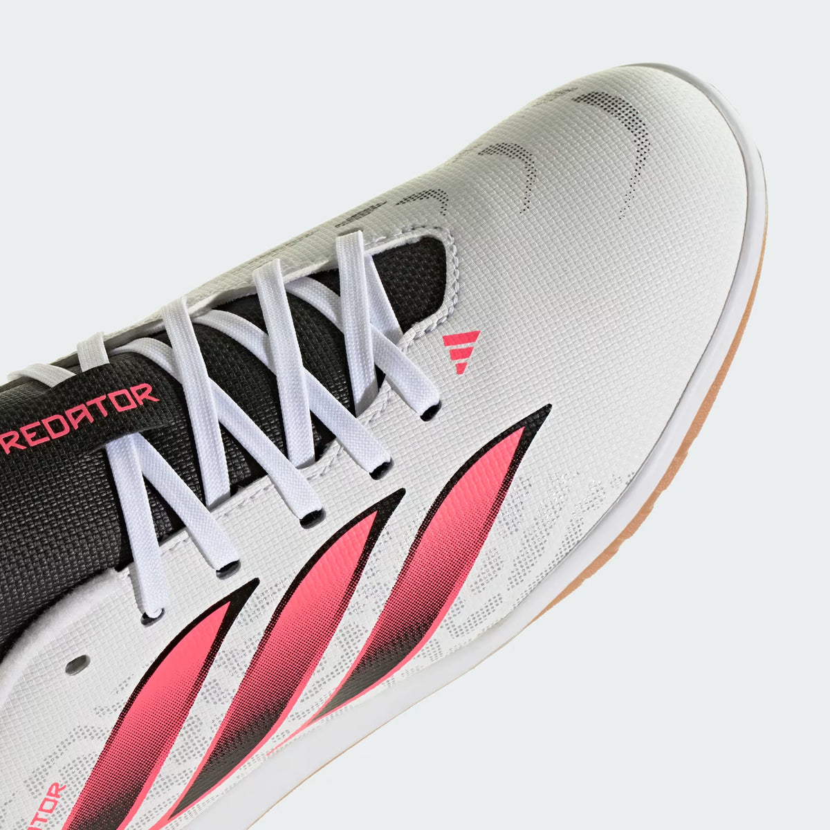 ADIDAS KID'S PREDATOR CLUB SALA INDOOR WHITE/BLACK/PINK FOOTBALL BOOTS