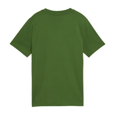 PUMA KID'S ESSENTIALS 2 COLOUR NO. 1 LOGO GREEN TEE