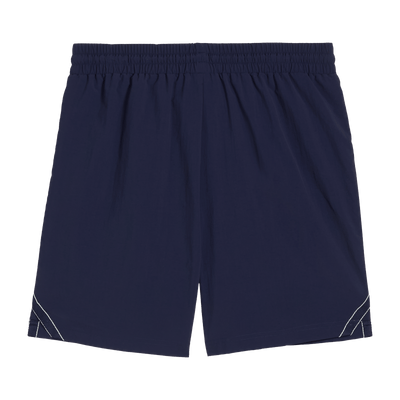 PUMA MEN'S CLASS GRAPHIC 6" WOVEN NAVY SHORTS