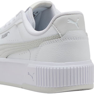 Puma Women's Carina Mia White/Silver Sneaker Shoes