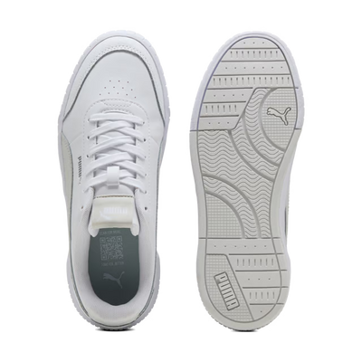 Puma Women's Carina Mia White/Silver Sneaker Shoes