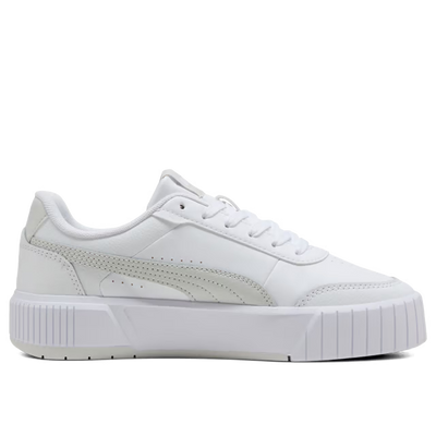 Puma Women's Carina Mia White/Silver Sneaker Shoes