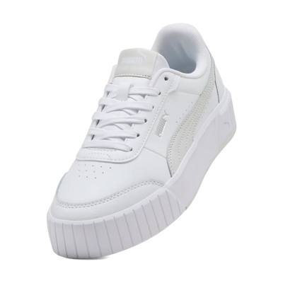 Puma Women's Carina Mia White/Silver Sneaker Shoes