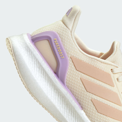 Adidas Women's Pureboost 5 Beige/White Running Shoes
