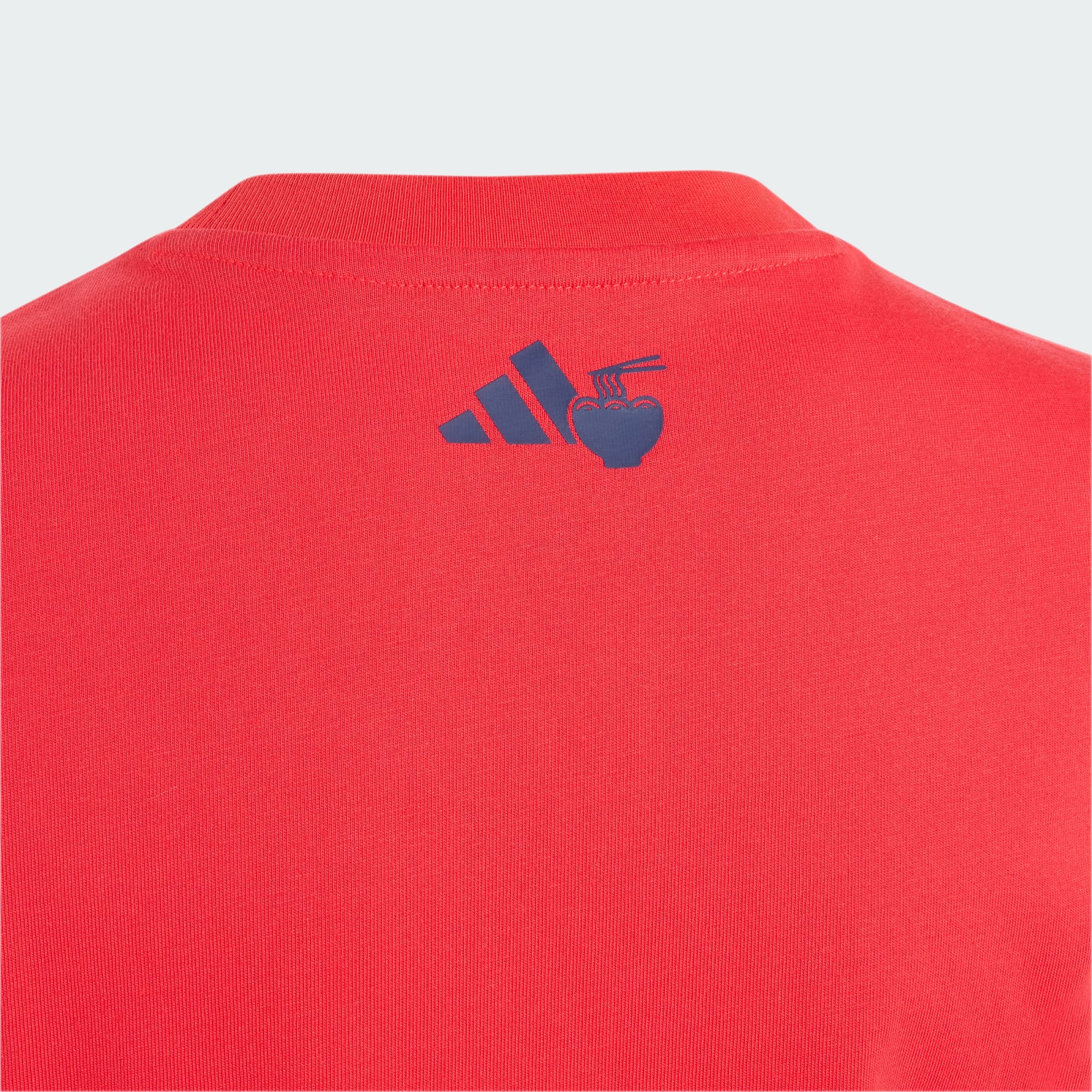 ADIDAS KID'S RAMEN GRAPHIC RED TEE