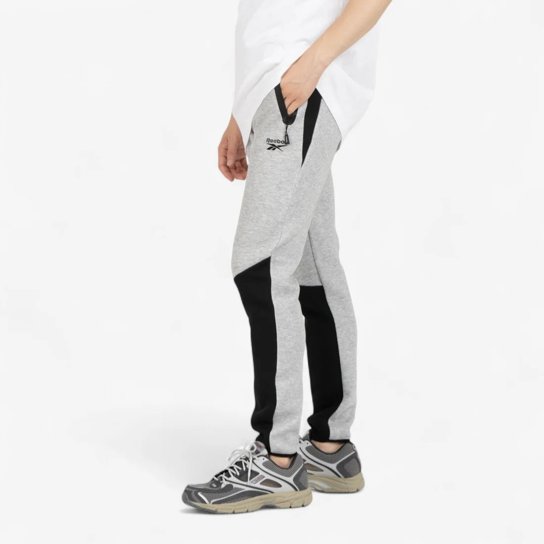 Reebok Men's Scuba Fleece Grey Trackpants