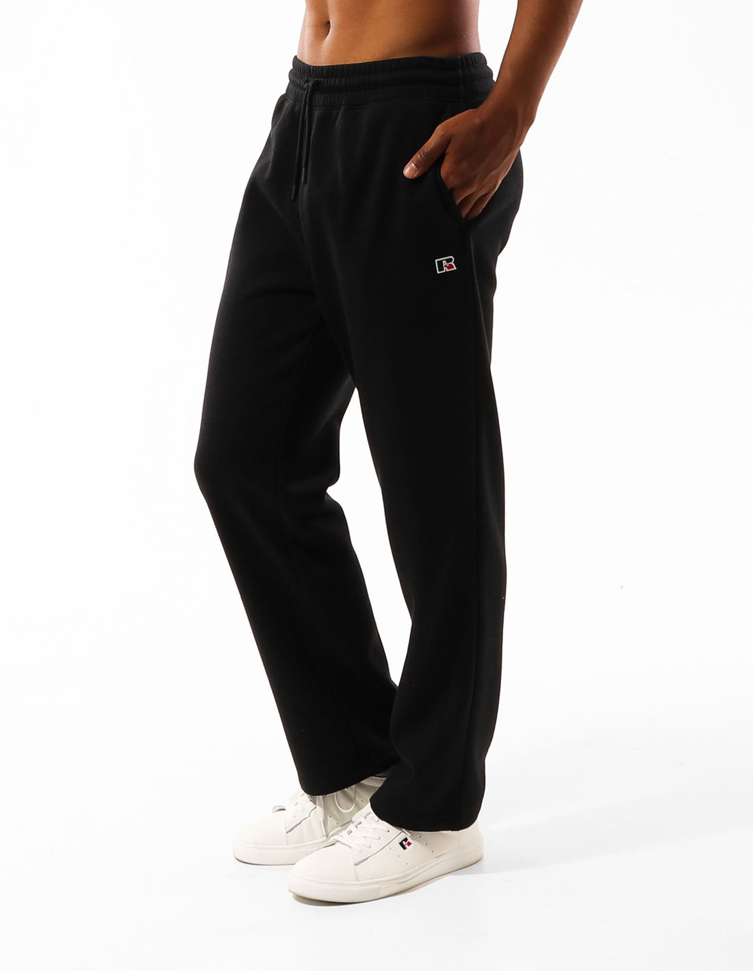Closed Bottom Sweatpants No Pockets Athletic Works Men's Elastic