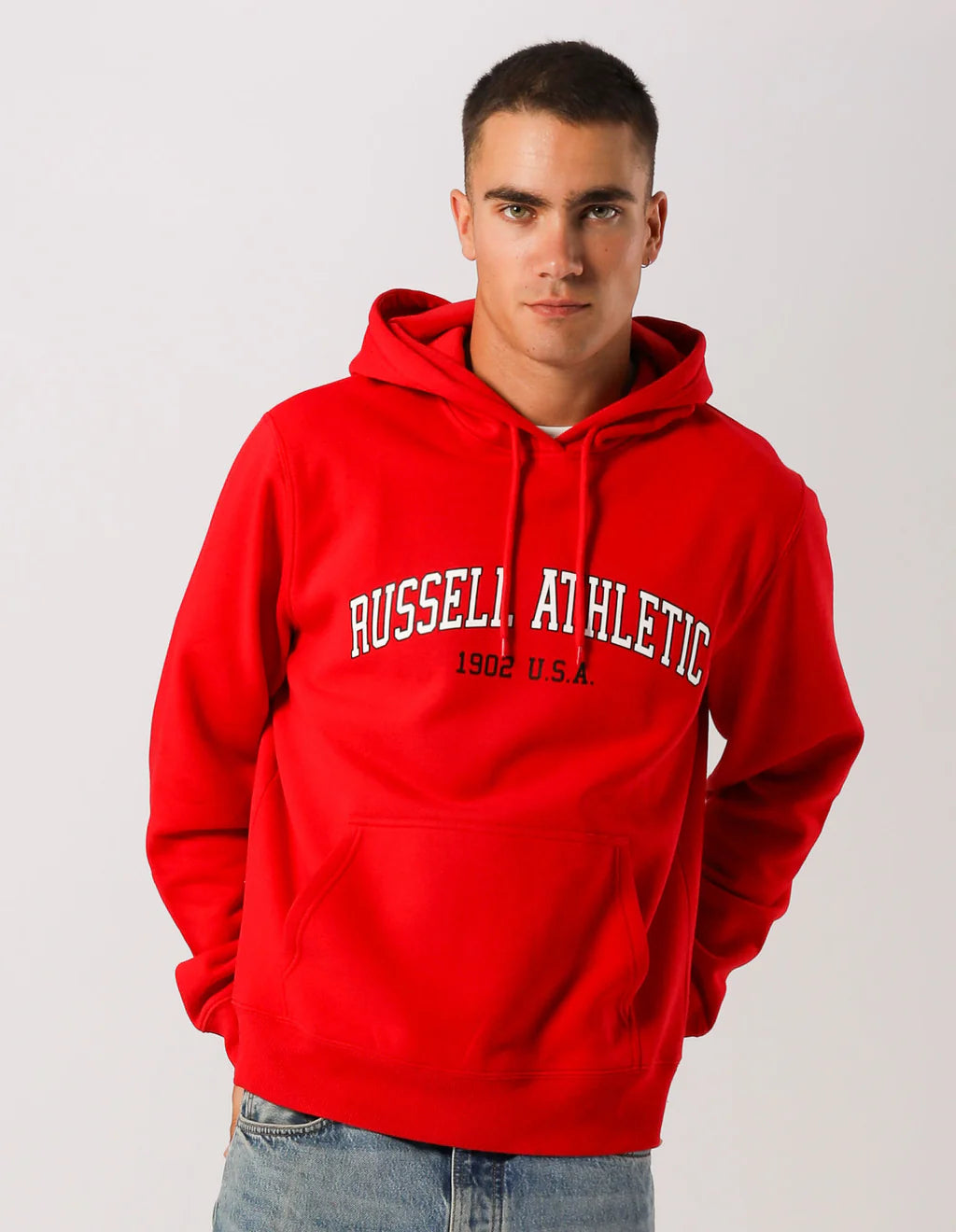 Russell Men's Big Arch Red Hoodie