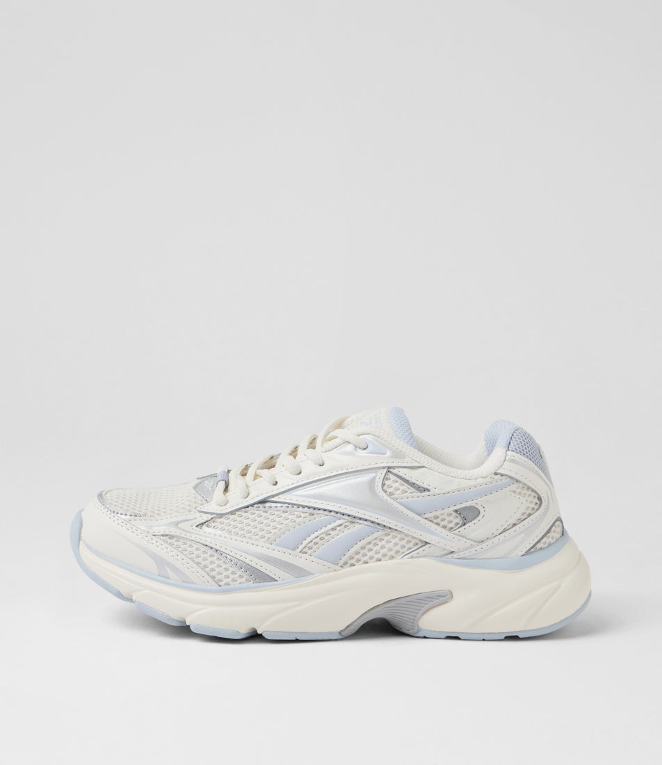 REEBOK WOMEN'S BELWAVE BLUE/CHALK/GREY SNEAKER SHOES