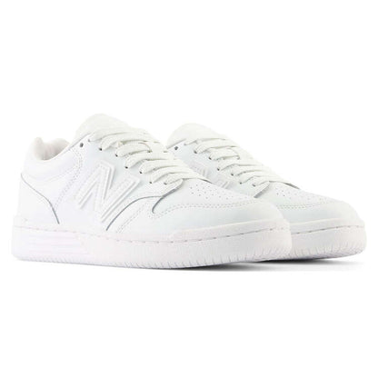 New Balance Kid's Bb 80 Triple White Sneaker Shoes