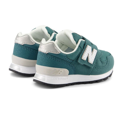 New Balance Kid's 313 Hook N' Loop New Spruce Green Sneaker Shoes