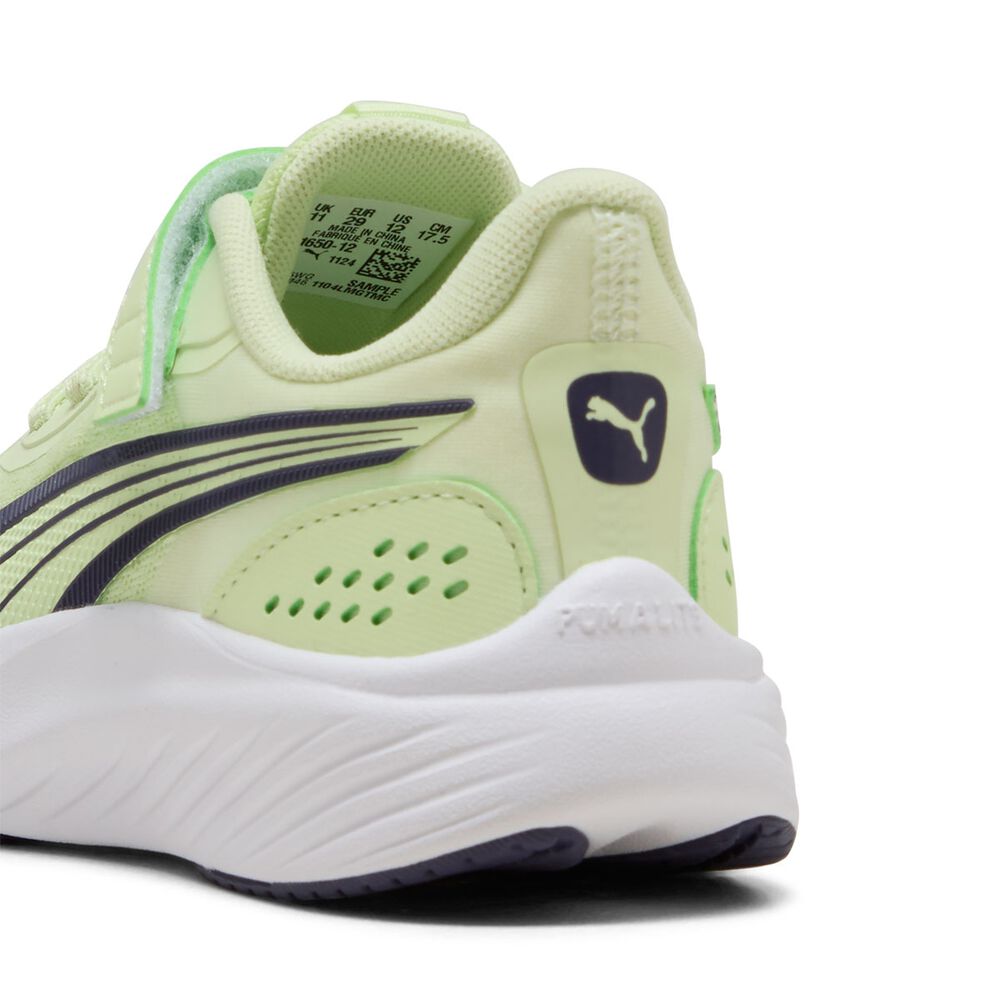 PUMA KID'S POUNCE AC+ APPLE/PLUM RUNNING SHOES