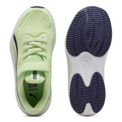 PUMA KID'S POUNCE AC+ APPLE/PLUM RUNNING SHOES