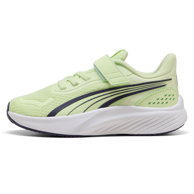 PUMA KID'S POUNCE AC+ APPLE/PLUM RUNNING SHOES