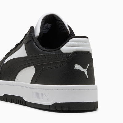 PUMA MEN'S REBOUND SLAM LO BLACK/WHITE SNEAKER SHOES