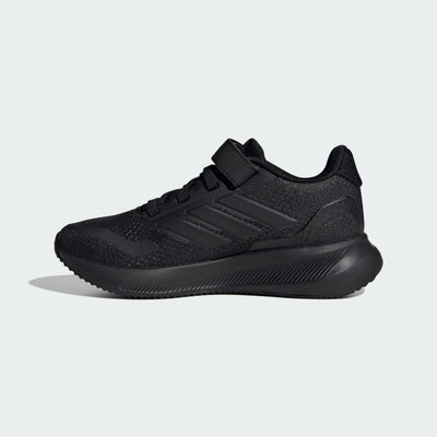 Adidas Kid's Runfalcon 5 Hook N' Loop Triple Black Running Soes