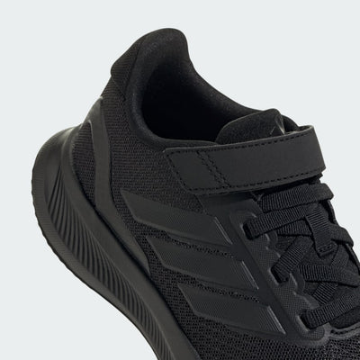 Adidas Kid's Runfalcon 5 Hook N' Loop Triple Black Running Soes