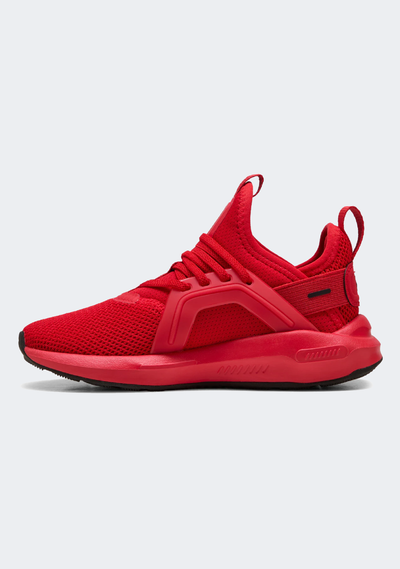 PUMA KID'S SOFTRIDE ENZO 5 RED SNEAKER SHOES