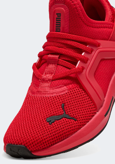 PUMA KID'S SOFTRIDE ENZO 5 RED SNEAKER SHOES