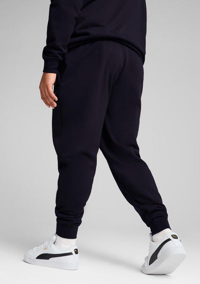 Puma Men's Essentials Logo Fleece Navy Trackpants