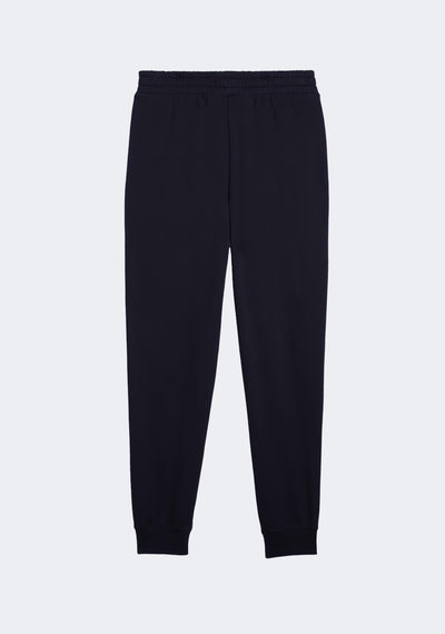Puma Men's Essentials Logo Fleece Navy Trackpants