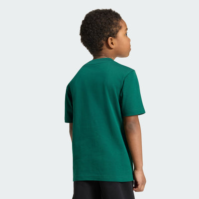 ADIDAS KID'S SNACKS GRAPHIC GREEN TEE