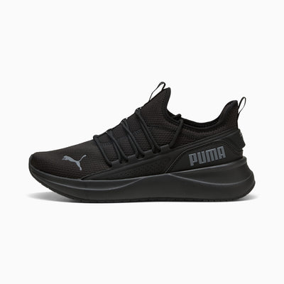 PUMA MEN'S SOFTRIDE CARSON 2 PULSE TRIPLE BLACK RUNNING SHOES