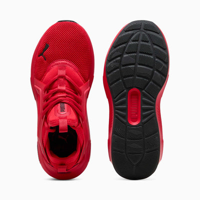 PUMA JUNIOR'S SOFTRIDE ENZO 5 RED SNEAKER SHOES