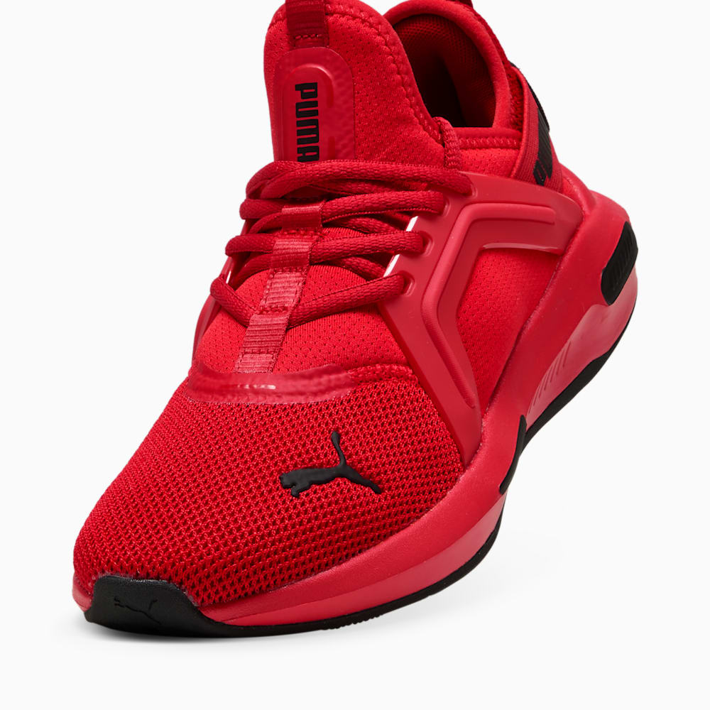 PUMA JUNIOR'S SOFTRIDE ENZO 5 RED SNEAKER SHOES