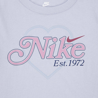 Nike Kid's Varsity Heart Purple Tee