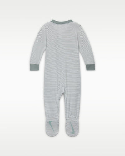 Nike Kid's Striped Coverall Green Onesie