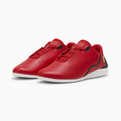 Puma Junior Ferrari Cat White/Red Shoe