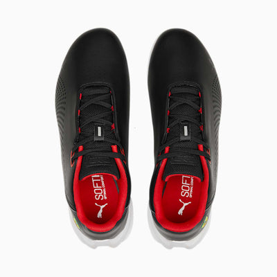 PUMA KID'S FERRARI DRIFT CAT BLACK/RED SNEAKER SHOES