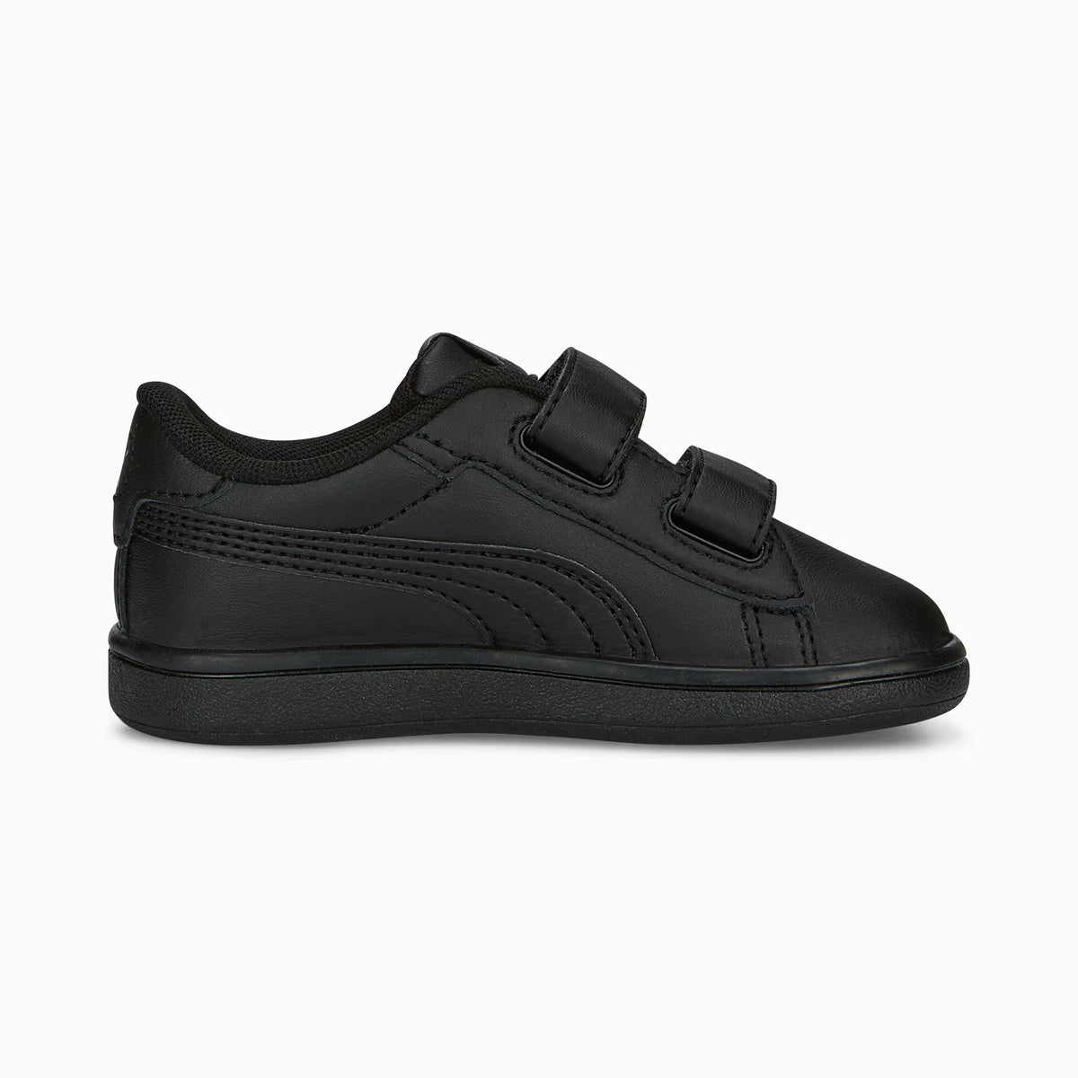 PUMA KID'S SMASH 3.0 TS BLACK/GREY SNEAKER SHOES