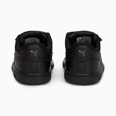 PUMA KID'S SMASH 3.0 TS BLACK/GREY SNEAKER SHOES