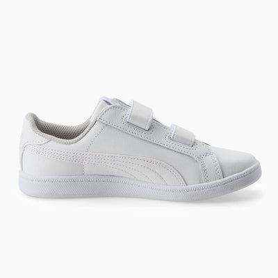 Puma Kid's Smash 3.0 Triple White  4q25