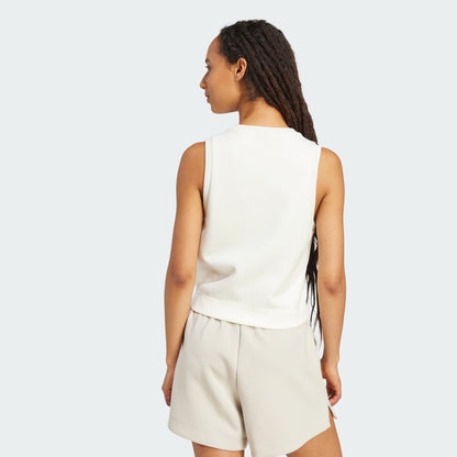 Adidas Women's Soft Lux All Szn White Tank