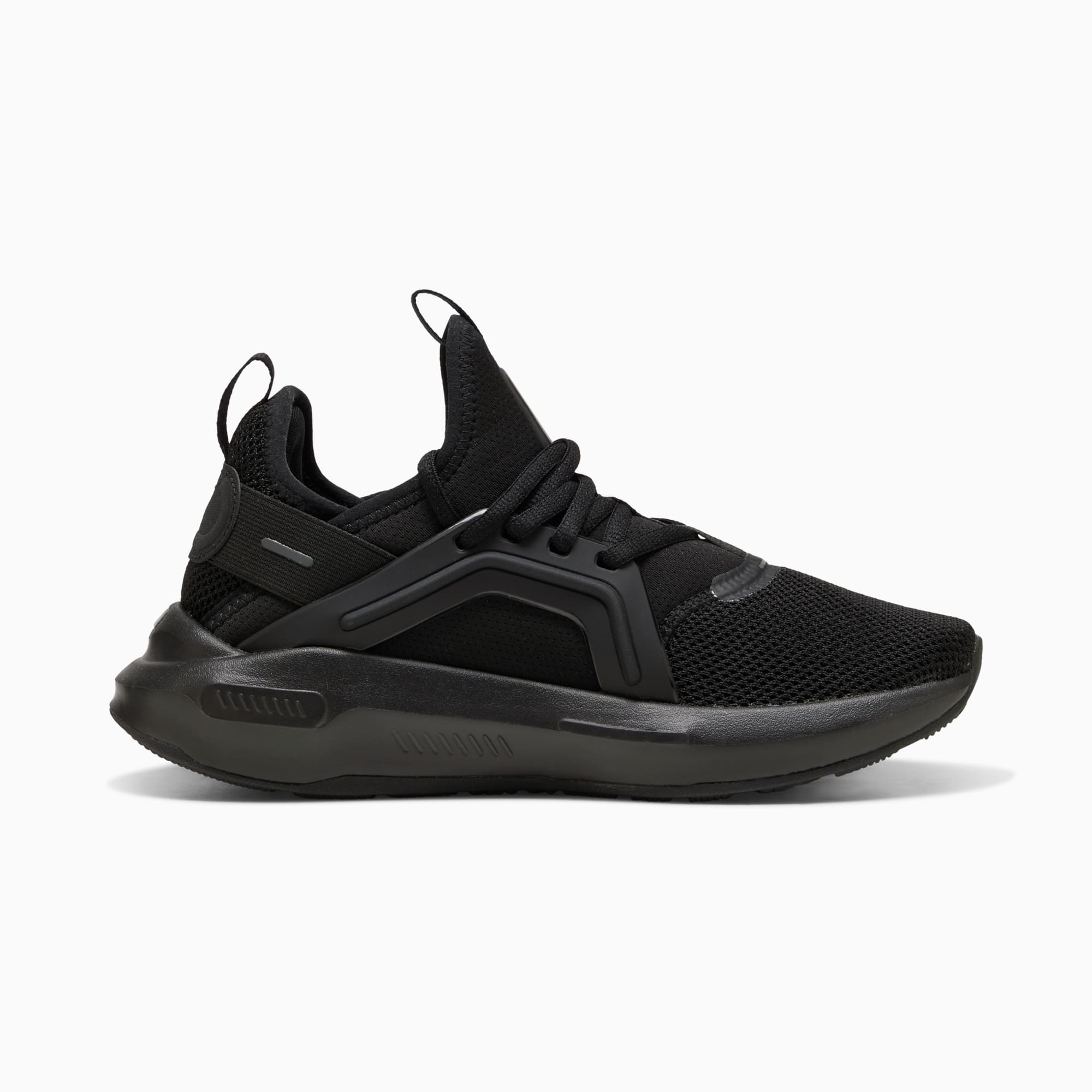 Puma Junior Softride Enzo Triple Black Sneaker Shoes