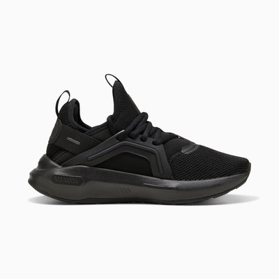 Puma Junior Softride Enzo Triple Black Sneaker Shoes