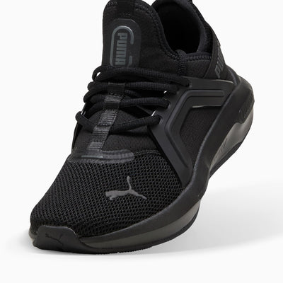 Puma Junior Softride Enzo Triple Black Sneaker Shoes