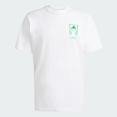 Adidas Men's Stadium Crowd Loose White Tee