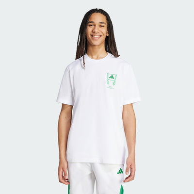 Adidas Men's Stadium Crowd Loose White Tee